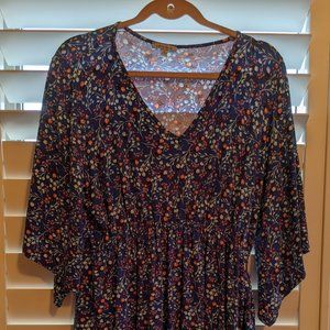 White Birch floral dress